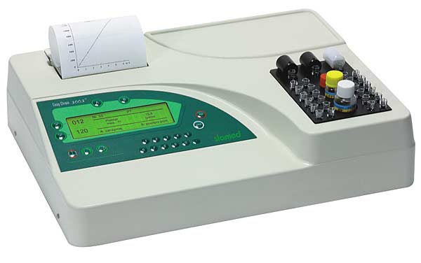 3-Kanal-Coagulometer K-3003 Chrom, Verwendung aller handelsblicher Kits<br>Laborbedarf,Analysegerte,Koagulometer,Turbidimetrie,Colorimetrie