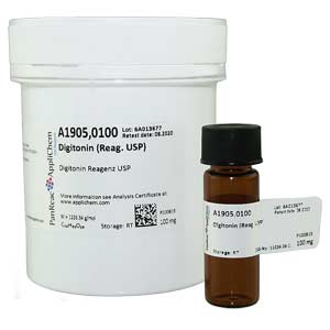 Digitonin (Reagenz USP) BioChemica</p>Digitonin (Reagent USP) BioChemica</p>Laborbedarf,Biochemikalien,Detergenzien,Digitonin