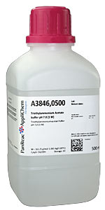 Triethylammoniumacetat - Puffer pH 7,0 (1 M)</p>Triethylammonium acetate buffer pH 7.0 (1 M)</p>Laborbedarf,Biochemikalien,Fertiglsungen,Puffer,Triethylammoniumacetat-Puffer pH 7,0 (1 M)